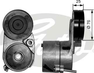 GATES T38193 - Belt Tensioner, v-ribbed belt car-mod.net