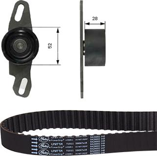 GATES TCK070N - Timing Belt Set car-mod.net