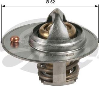 GATES TH49087G1 - Coolant thermostat / housing car-mod.net