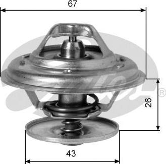 GATES TH01991G1 - Coolant thermostat / housing car-mod.net