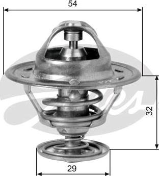 GATES TH10981G1 - Coolant thermostat / housing car-mod.net