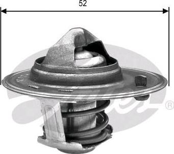 GATES TH24488G1 - Coolant thermostat / housing car-mod.net