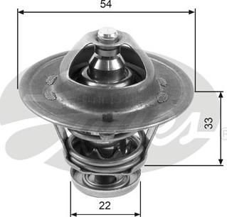 GATES TH22285G1 - Coolant thermostat / housing car-mod.net