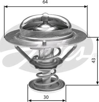 GATES TH27078G1 - Coolant thermostat / housing car-mod.net