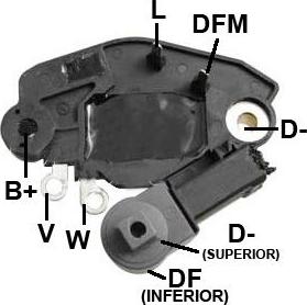 GAUSS GA997 - Voltage regulator, alternator car-mod.net