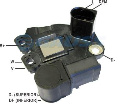 GAUSS GA980 - Voltage regulator, alternator car-mod.net