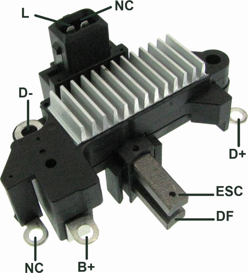 GAUSS GA598 - Voltage regulator, alternator car-mod.net