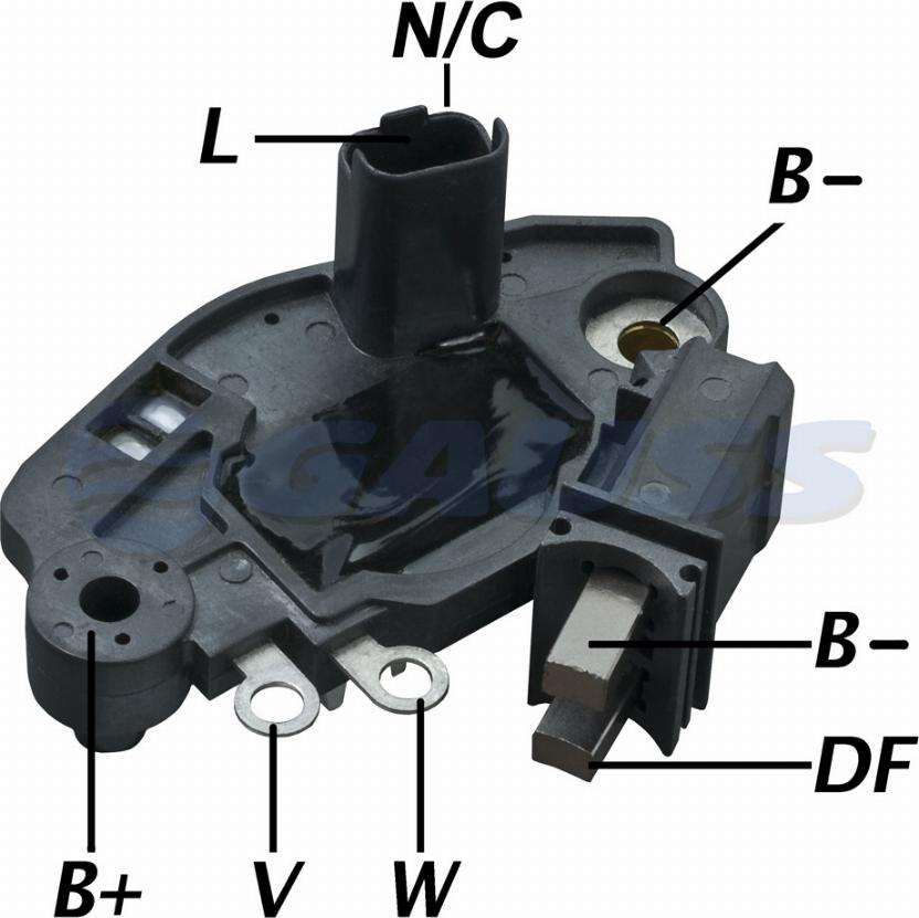 GAUSS GA504 - Voltage regulator, alternator car-mod.net