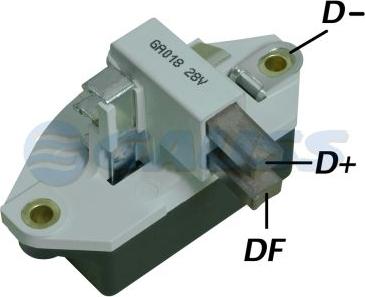 GAUSS GA018 - Voltage regulator, alternator car-mod.net