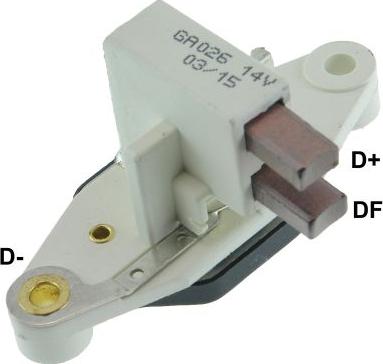 GAUSS GA026 - Voltage regulator, alternator car-mod.net