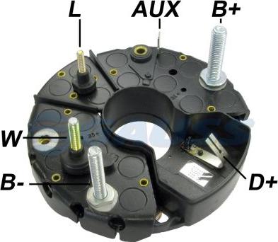 GAUSS GA1959 - Rectifier, alternator car-mod.net
