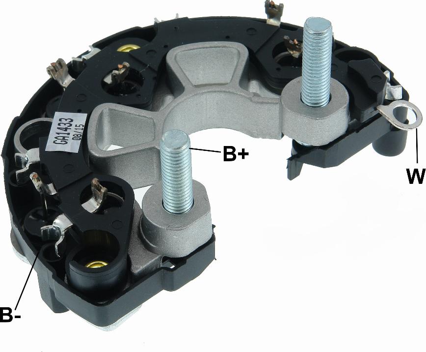 GAUSS GA1433 - Rectifier, alternator car-mod.net