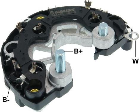 GAUSS GA1421 - Rectifier, alternator car-mod.net