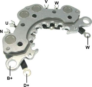 GAUSS GA1596 - Rectifier, alternator car-mod.net