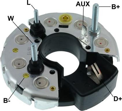 GAUSS GA1541 - Rectifier, alternator car-mod.net