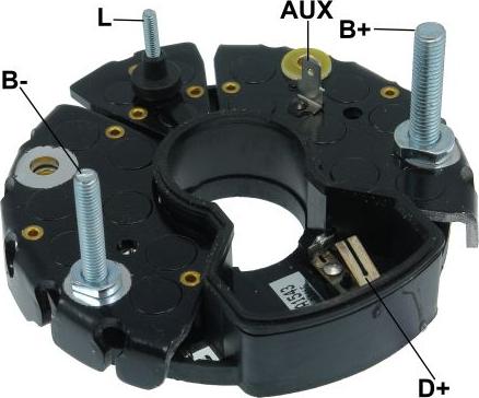 GAUSS GA1543 - Rectifier, alternator car-mod.net