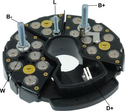 GAUSS GA1547 - Rectifier, alternator car-mod.net