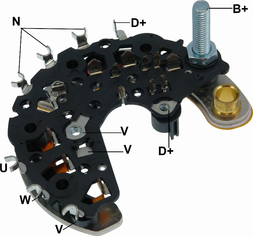 GAUSS GA1843 - Rectifier, alternator car-mod.net