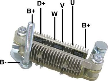 GAUSS GA1341 - Rectifier, alternator car-mod.net