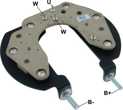 GAUSS GA1213 - Rectifier, alternator car-mod.net
