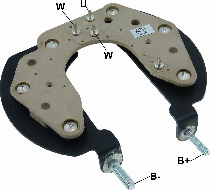 GAUSS GA1213 - Rectifier, alternator car-mod.net