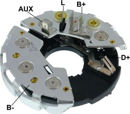 GAUSS GA1277 - Rectifier, alternator car-mod.net