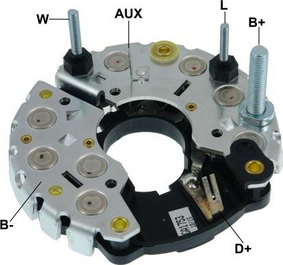 GAUSS GA1753 - Rectifier, alternator car-mod.net