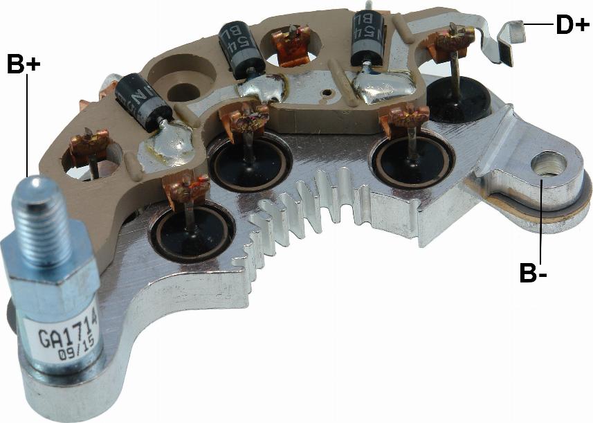 GAUSS GA1714 - Rectifier, alternator car-mod.net