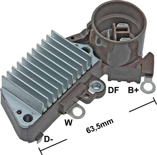 GAUSS GA833 - Voltage regulator, alternator car-mod.net