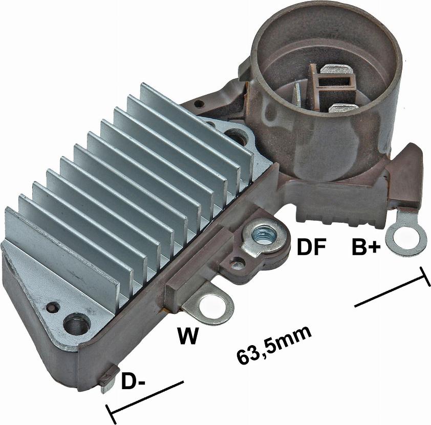 GAUSS GA827 - Voltage regulator, alternator car-mod.net