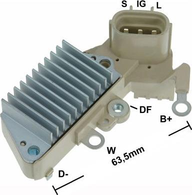 GAUSS GA820 - Voltage regulator, alternator car-mod.net