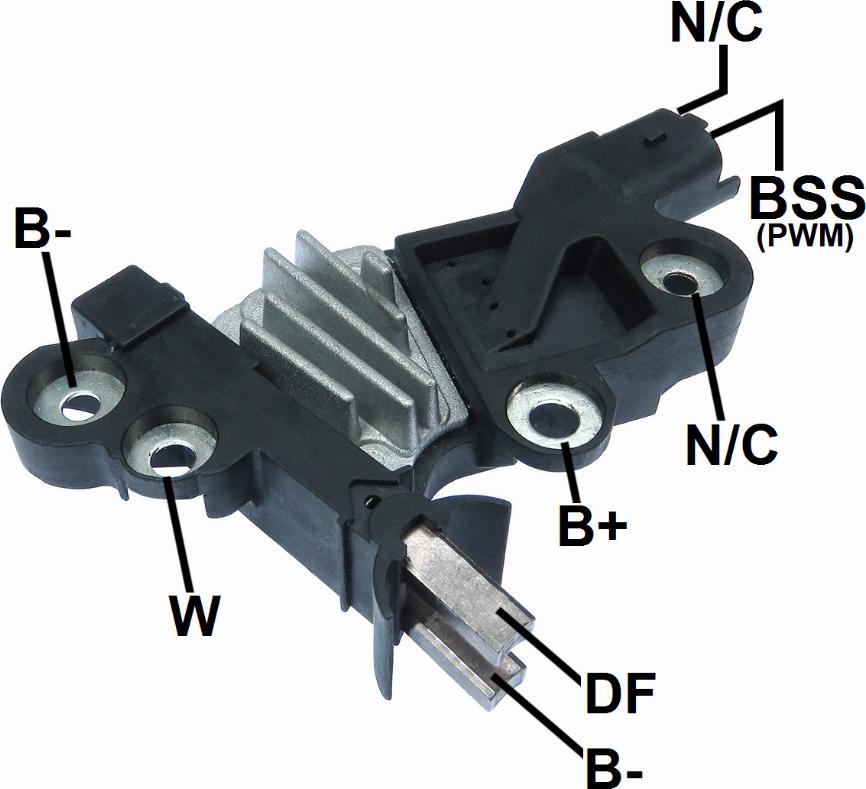 GAUSS GA349 - Voltage regulator, alternator car-mod.net