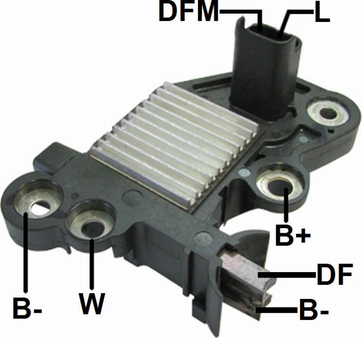 GAUSS GA344 - Voltage regulator, alternator car-mod.net