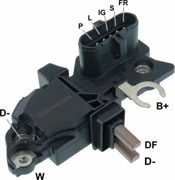 GAUSS GA297 - Voltage regulator, alternator car-mod.net