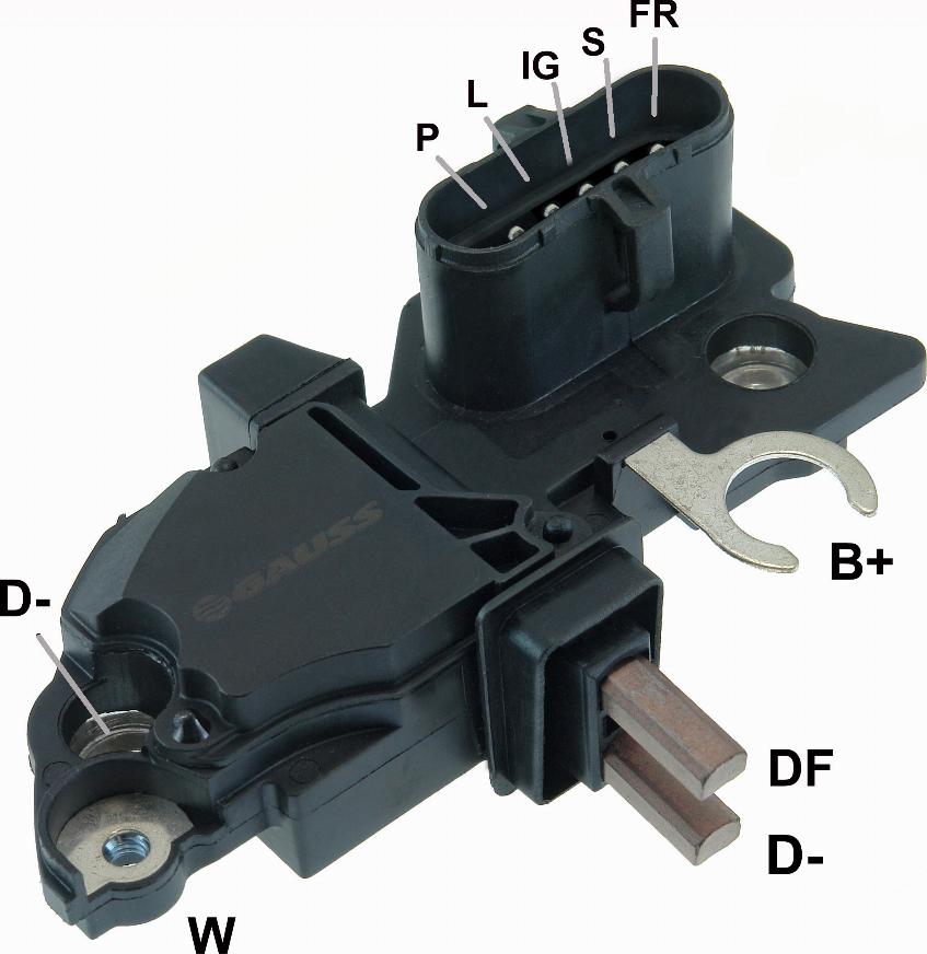 GAUSS GA297 - Voltage regulator, alternator car-mod.net