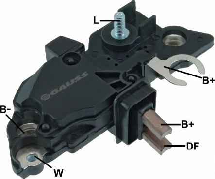 GAUSS GA231 - Voltage regulator, alternator car-mod.net