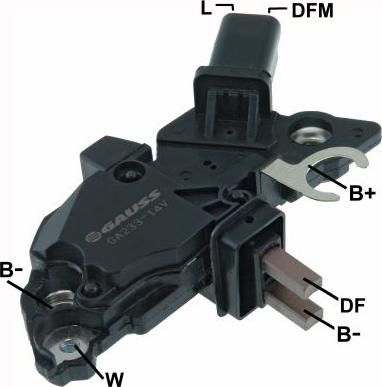 GAUSS GA233 - Voltage regulator, alternator car-mod.net