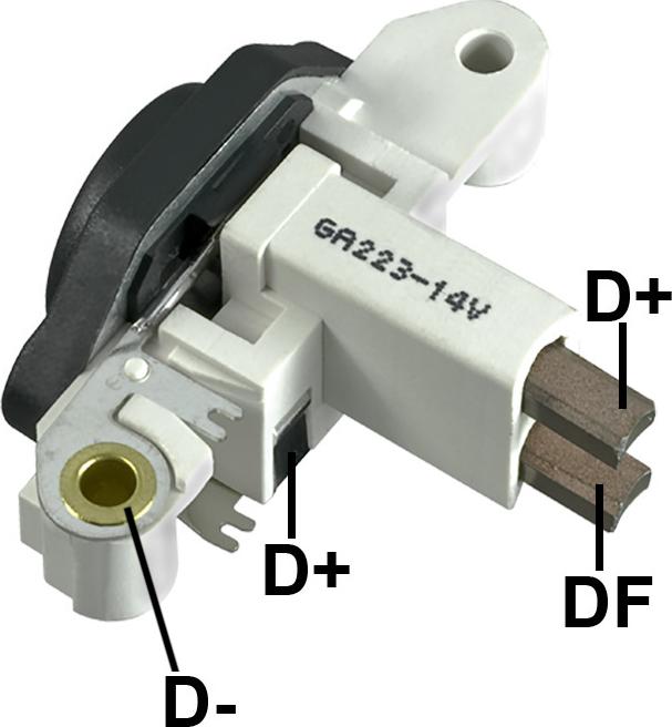GAUSS GA223 - Voltage regulator, alternator car-mod.net