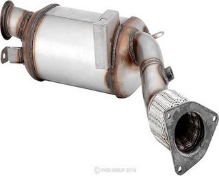 GCG Turbos Australia RY-RPF347 - Retrofit Kit, catalyst / soot particulate filter (combi-system car-mod.net