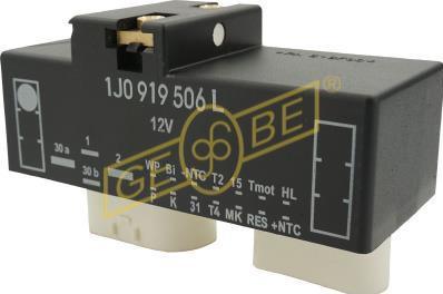 Gebe 9 9340 1 - Relay, radiator fan castor car-mod.net