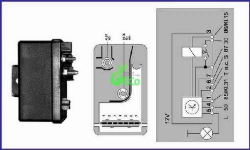 GECO GR054 - Control Unit, glow plug system car-mod.net