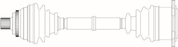 General Ricambi AU3303 - Drive Shaft car-mod.net