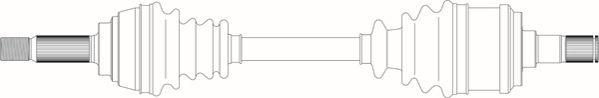 General Ricambi MT3006 - Drive Shaft car-mod.net
