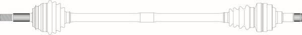 General Ricambi OP3163 - Drive Shaft car-mod.net
