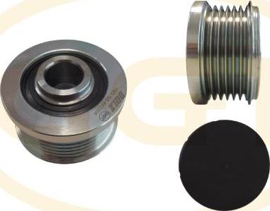 GGT ARL006 - Pulley, alternator, freewheel clutch car-mod.net