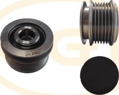 GGT ARL001 - Pulley, alternator, freewheel clutch car-mod.net