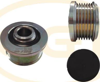 GGT ARL013 - Pulley, alternator, freewheel clutch car-mod.net