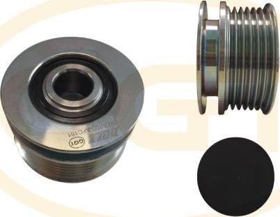 GGT ARL161 - Pulley, alternator, freewheel clutch car-mod.net