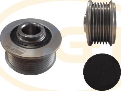 GGT ARL168 - Pulley, alternator, freewheel clutch car-mod.net