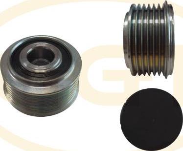 GGT ARL162 - Pulley, alternator, freewheel clutch car-mod.net